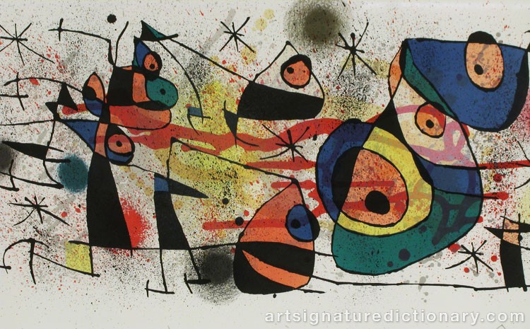 Joan MIRO, 1893–1983, Spain/France. Also known as ‘Miró I Ferrà ...